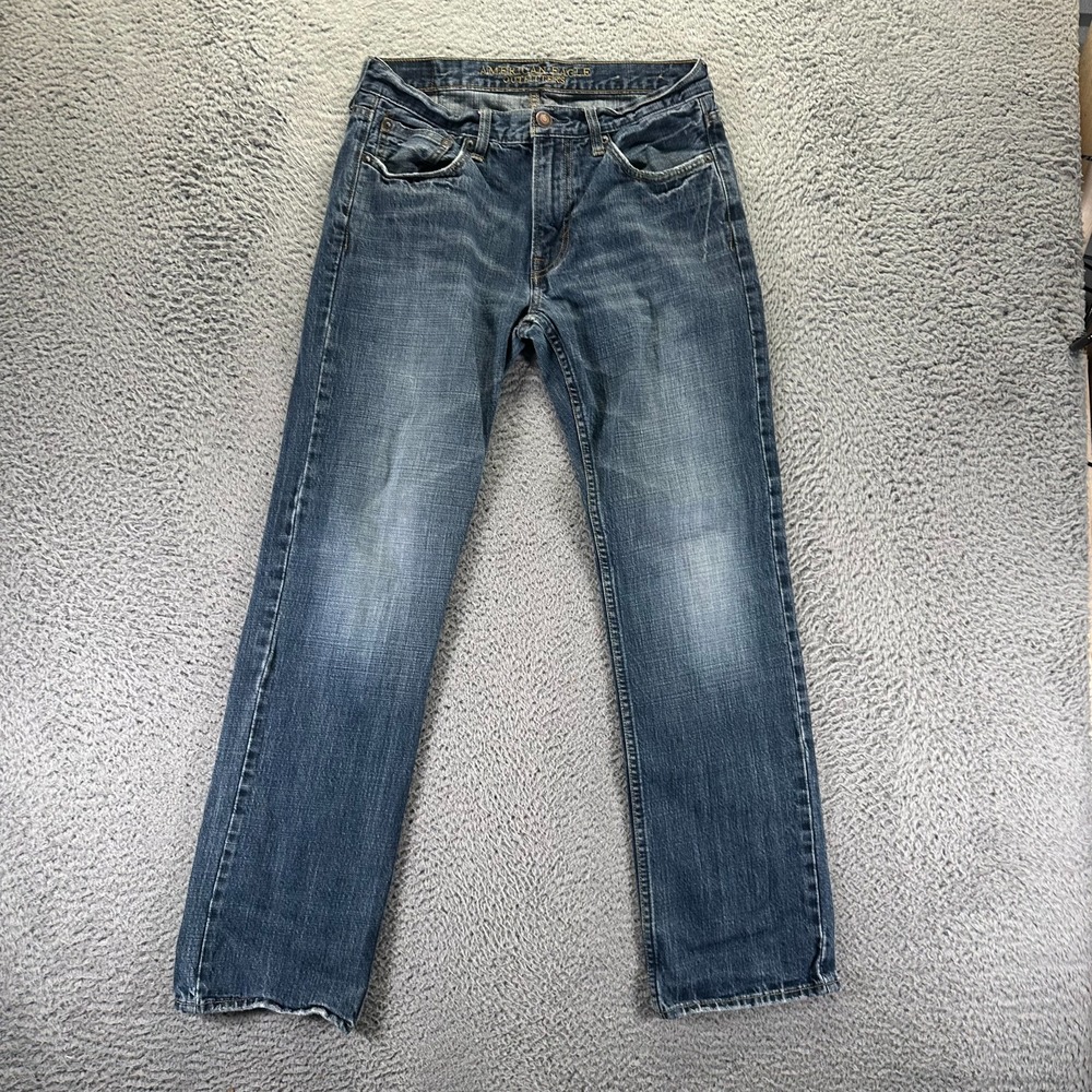 American Eagle Outfitters‎ Jeans Men's 30x32 Blue Cotton Denim Straight Workwear